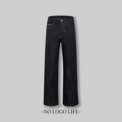 NOLOGO黑马冈山微喇原牛牛仔裤