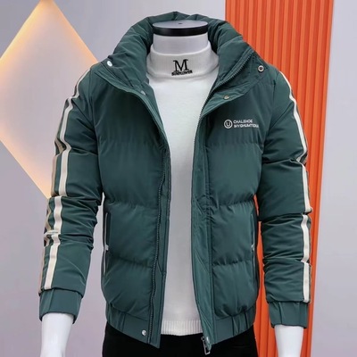 棉服男款冬季加厚羽绒棉衣男士韩版修身立领外套新款潮流保暖棉袄