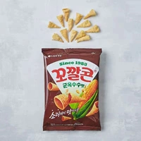 Lotte Baked Corn Slict Crispy Corner 67G*2 упаковка