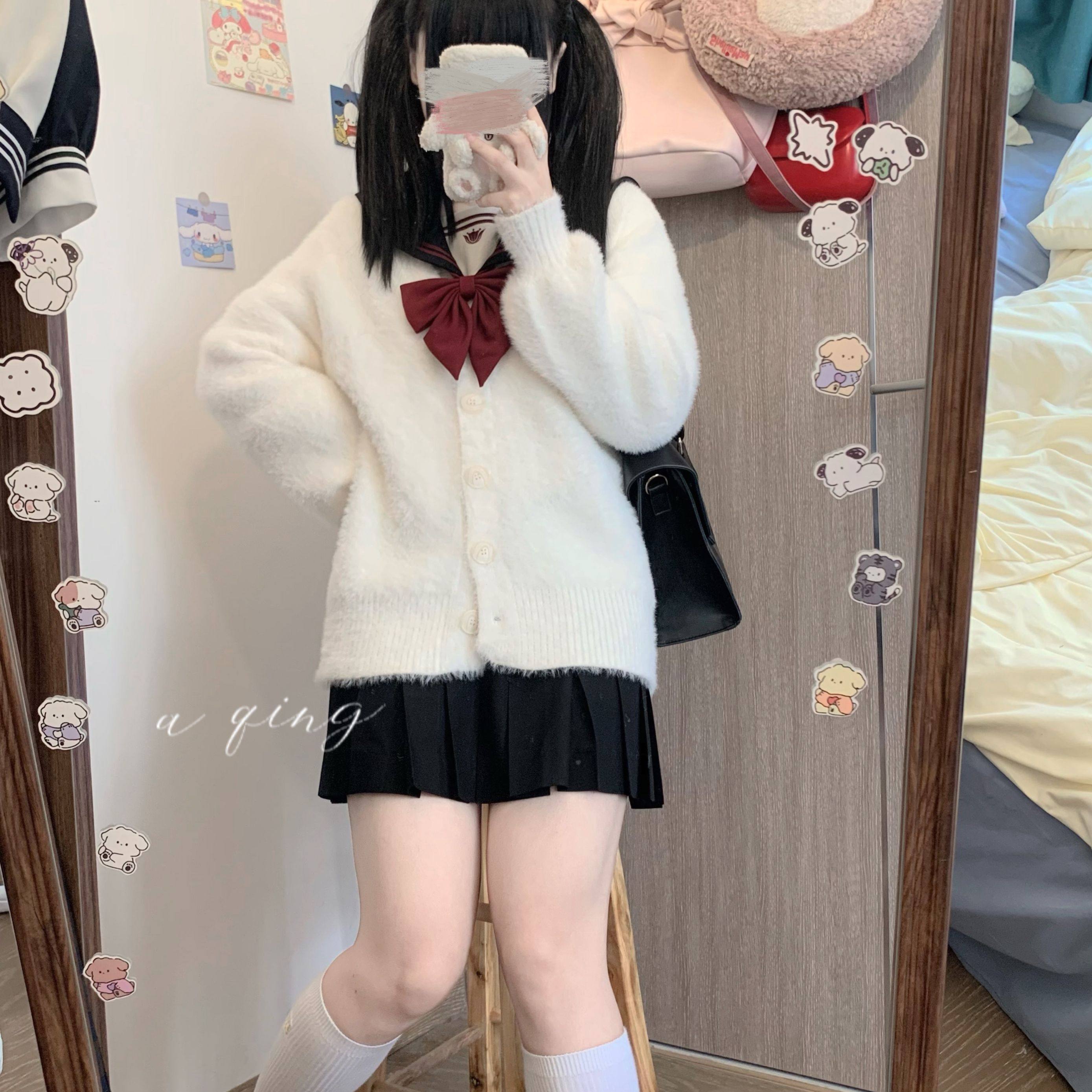 泡泡袖jk制服秋冬宽松日系日系