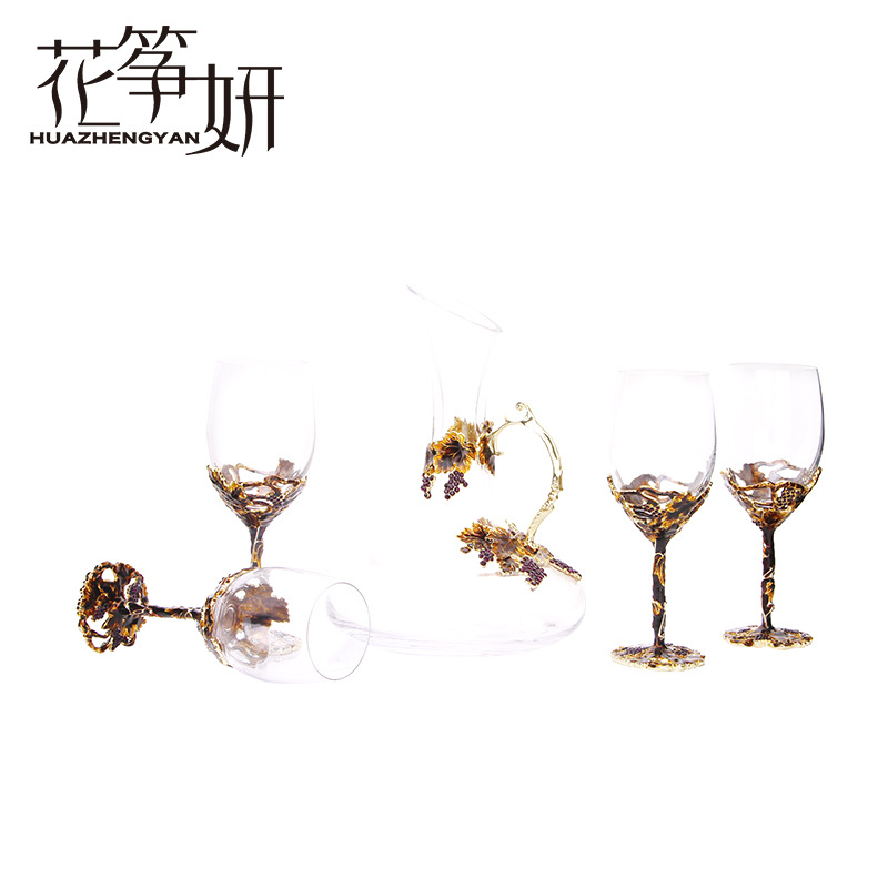 golden Gain Wine Enamel crystal Glass Wine cup originality business affairs Home Furnishing decanter suitin the  ZIPPO/Swiss Army Knife/Glasses , Wine  category - from Buy2taobao.com to provide professional Taobao agent buy service