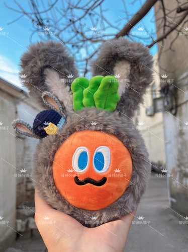 五月天胡萝卜周边手工钩织卜卜头套159中卜头套cos兔子朱迪警长官