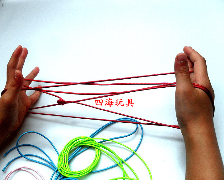 80后童年回忆怀旧玩具 2米翻花绳花绳子经典儿童益智游戏 4色可选