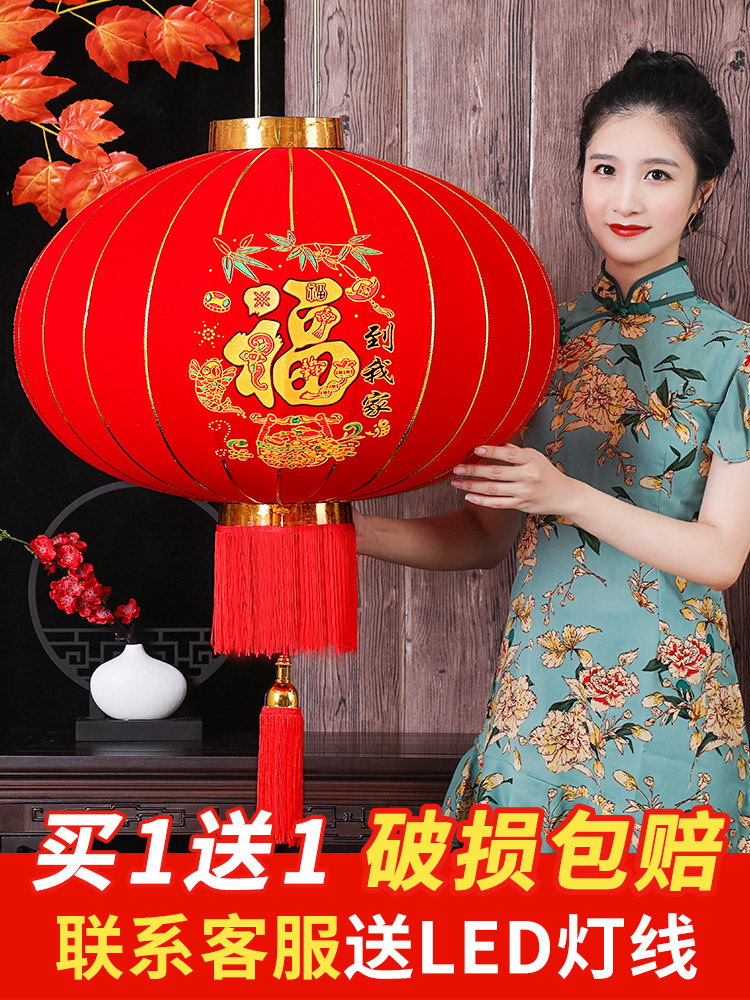 新年灯笼装饰,效果图_大山谷图库