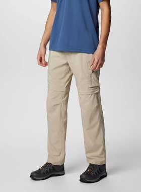 哥伦比亚男休闲运动速干健身可拆卸裤子短裤Silver Ridge