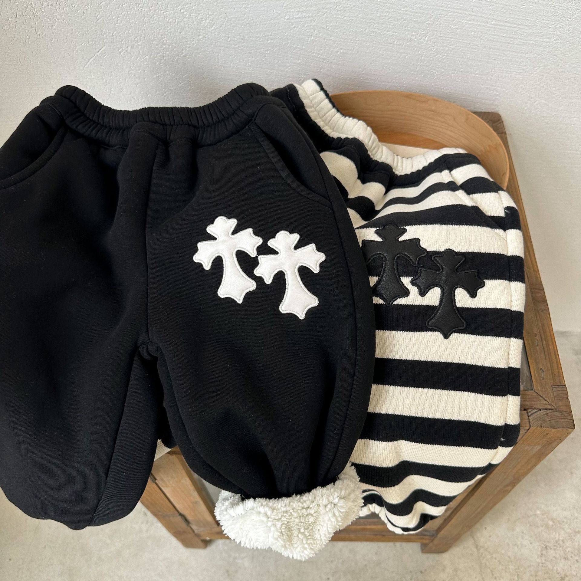 休闲韩版加绒加厚长裤小童裤子