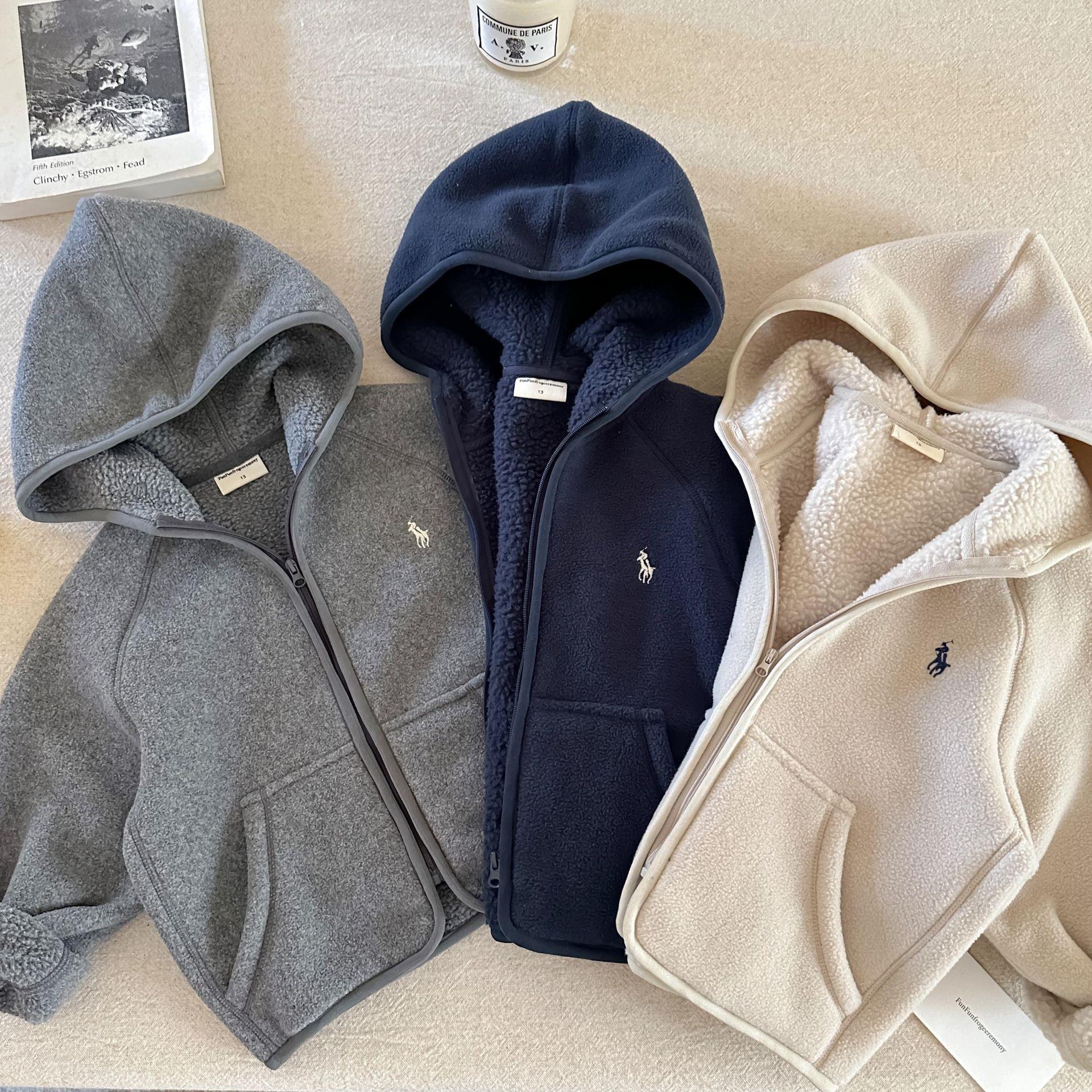 25冬款连帽外套儿童羽绒棉马夹冬季新款男童加绒加厚棉服