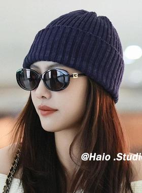 蔡文静同款椭圆墨镜女高级感ins