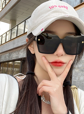 方形大框显脸小街拍平面太阳镜