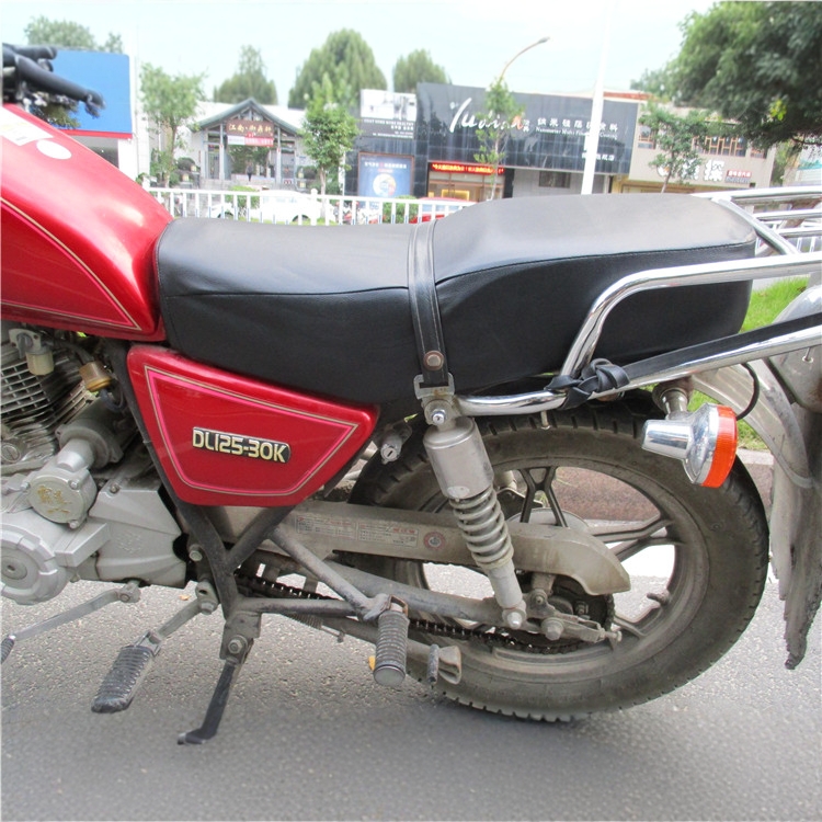 男士踏板太子摩托车加厚皮革车座套防水防晒防雨GN125 通用坐垫套