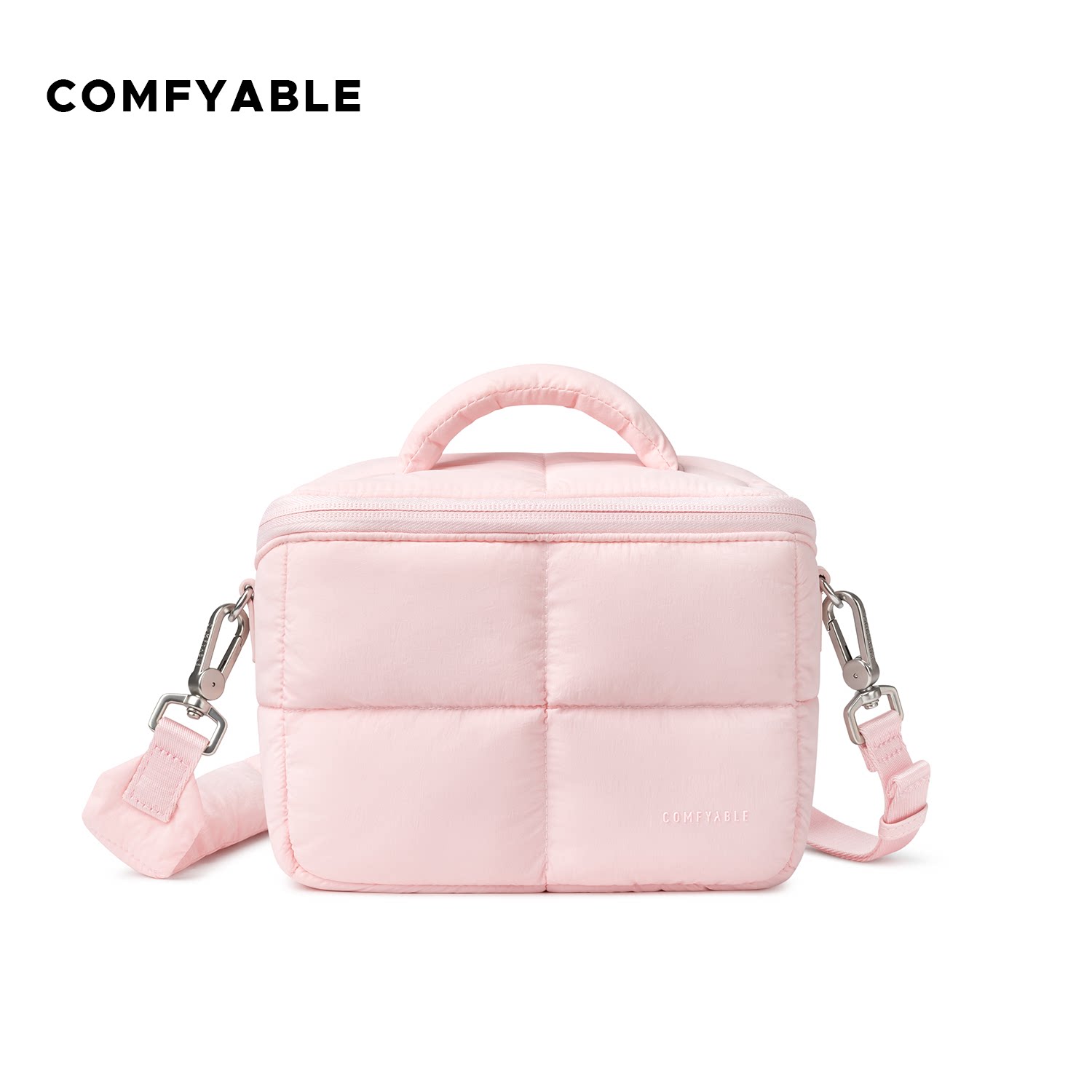Comfyable相机收纳包斜挎相机包旅行便携适用富士理光佳能ccd粉色图片