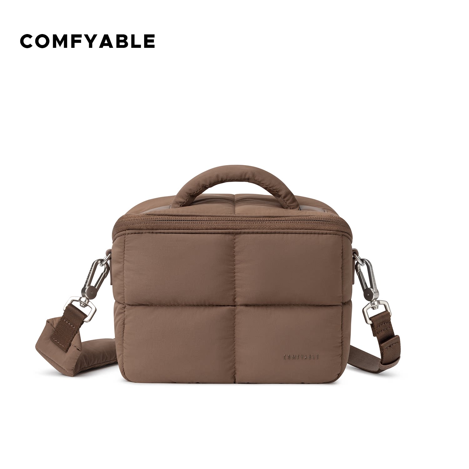 Comfyable相机收纳包斜挎相机包旅行便携适用富士理光佳能ccd棕色图片