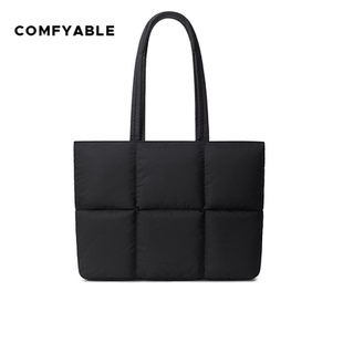 Comfyable电脑托特包适用于MacBookAir 14寸笔记本电脑包黑 Pro13