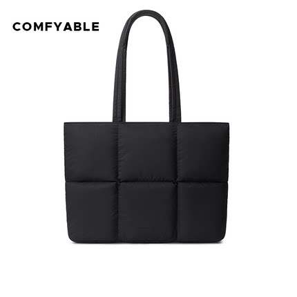 Comfyable电脑托特包适用于MacBookAir/Pro13-14寸笔记本电脑包黑