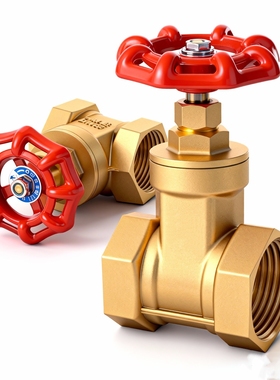 黄铜闸阀4分6分dn15自来水管阀20阀门开关1寸25暖气阀门32水表50