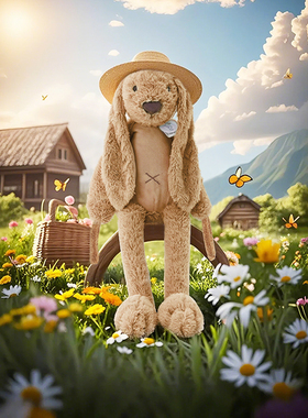 Happy Horse兔子玩偶毛绒玩具安抚玩偶公仔儿童女孩女生节日礼物