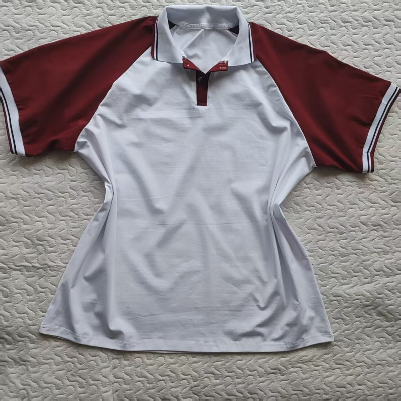夏季薄款短袖翻领POLO校服班服