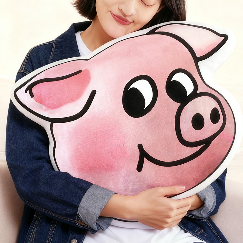 双汇顶流富贵儿猪猪靠垫爆款送人男女生毛绒公仔玩偶可爱抱枕礼物
