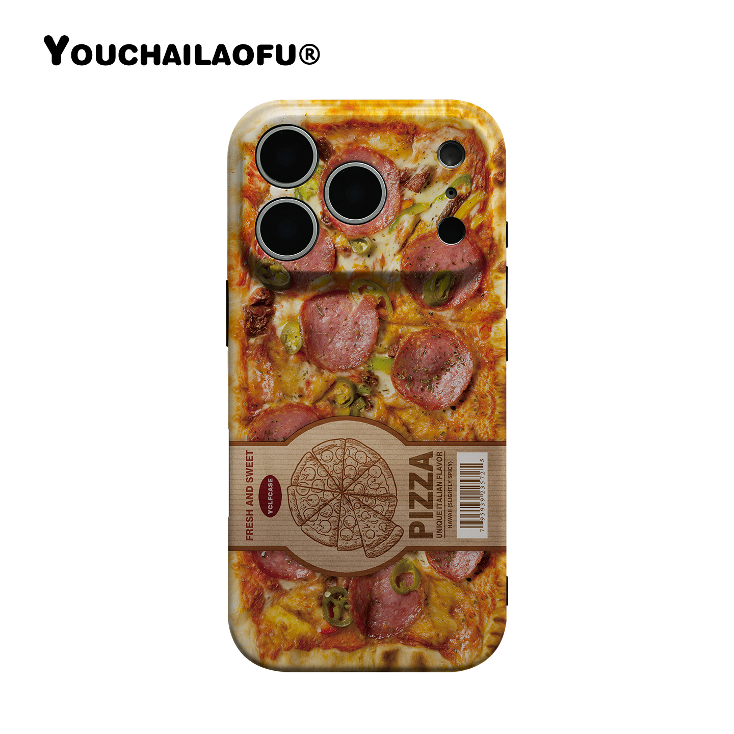 创意美味披萨适用苹果14Pro食物
