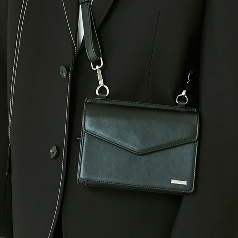 2023新品斜挎信封小方包 单肩手拎男女中性高街潮款手机多用mini