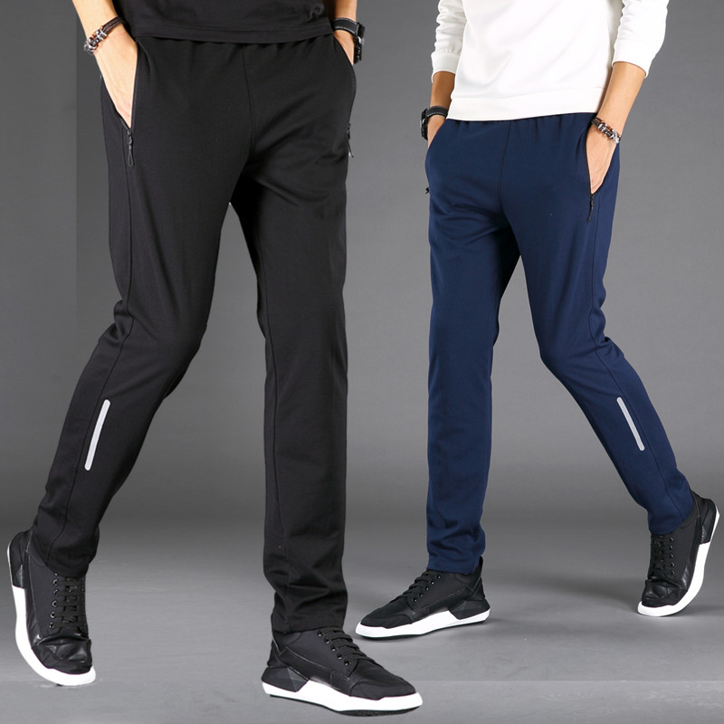 运动裤男士大码直筒韩版加绒加厚