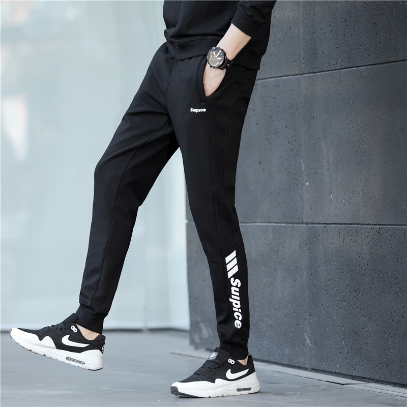 运动裤男春秋季青少年跑步休闲裤