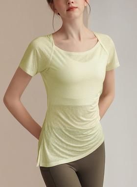 Snowflake sports top, women's short shirt, running