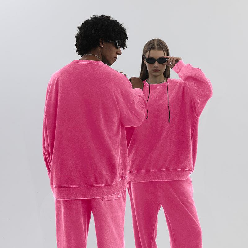 Shoulder down sweatshirt and pants print 落肩卫衣卫裤印