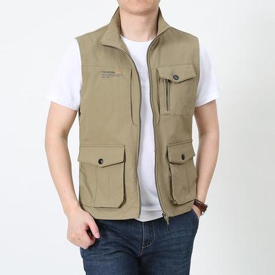 Outdoor sports vest, multi bag fishing vest, men's