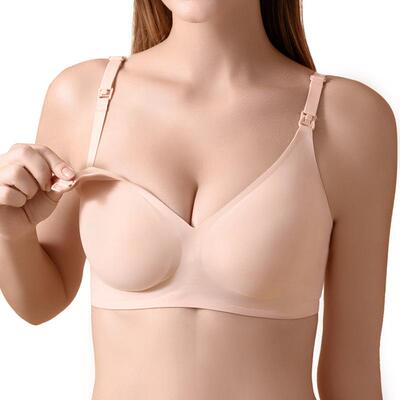 Breathable underwire period underwear, plus size, front