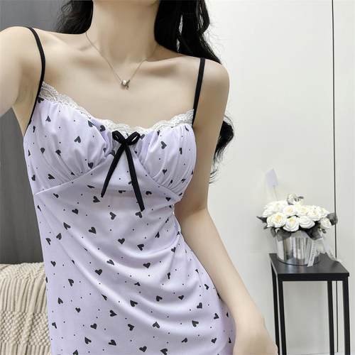 Pajamas, women's nightgowns, small camisoles, girls' home