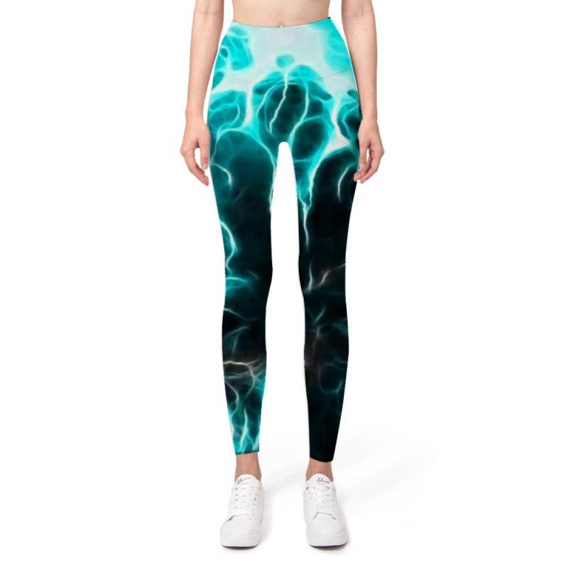 High waisted tight fit fitness pants, yoga pants, running
