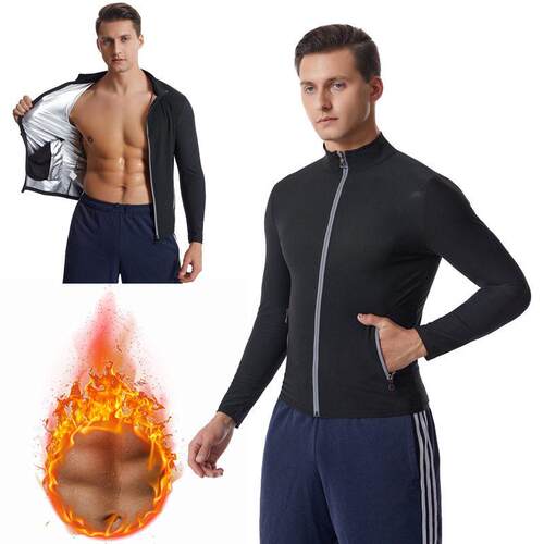 Large men's long sleeved pocket sweatshirt, yoga suit,