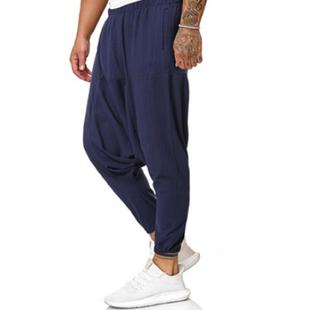and cotton linen colored Haren Men pants