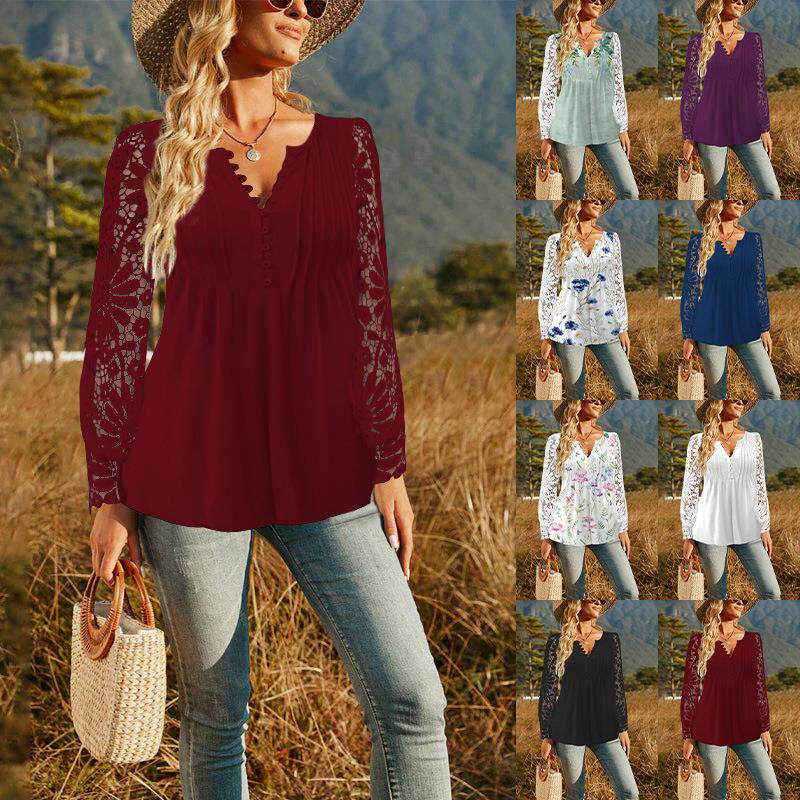 Women's lace lace sleeve compression shirt as a base