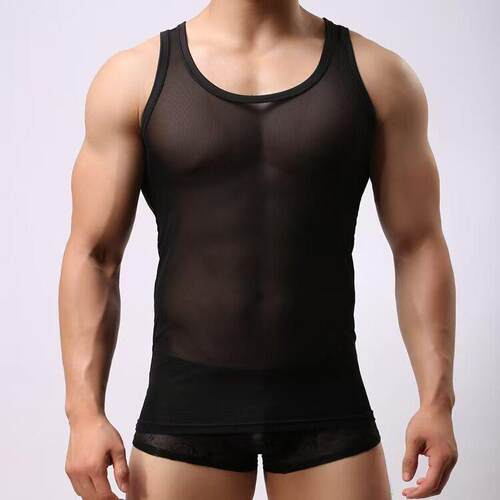 Men's vest mesh breathable sports vest base shirt