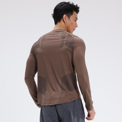 Running shirt, stretch sweatshirt, men's sweat wicking