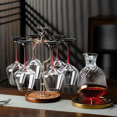 高档水晶红酒杯高颜值勃艮第酒杯