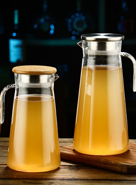 亚克力扎壶塑料果汁壶PC耐高温酒吧KTV饮料冷凉水壶餐厅水果茶壶