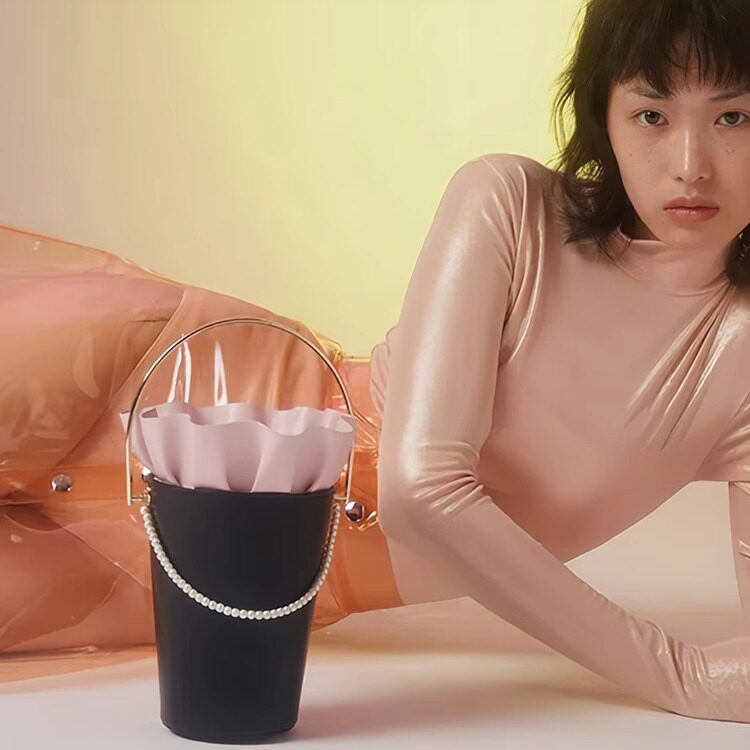 北山制包所《海女》花瓶包水桶包珍珠链条包花边包小众设计少女