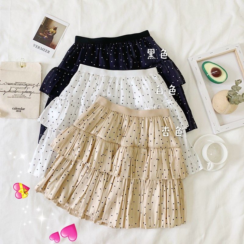 summer Cake skirt skirt Little 2019 new pattern Western style fashion Wave fold Versatile Paige skirtin the Women's clothing/Boutique , Skirts  category - from Buy2taobao.com to provide professional Taobao agent buy service