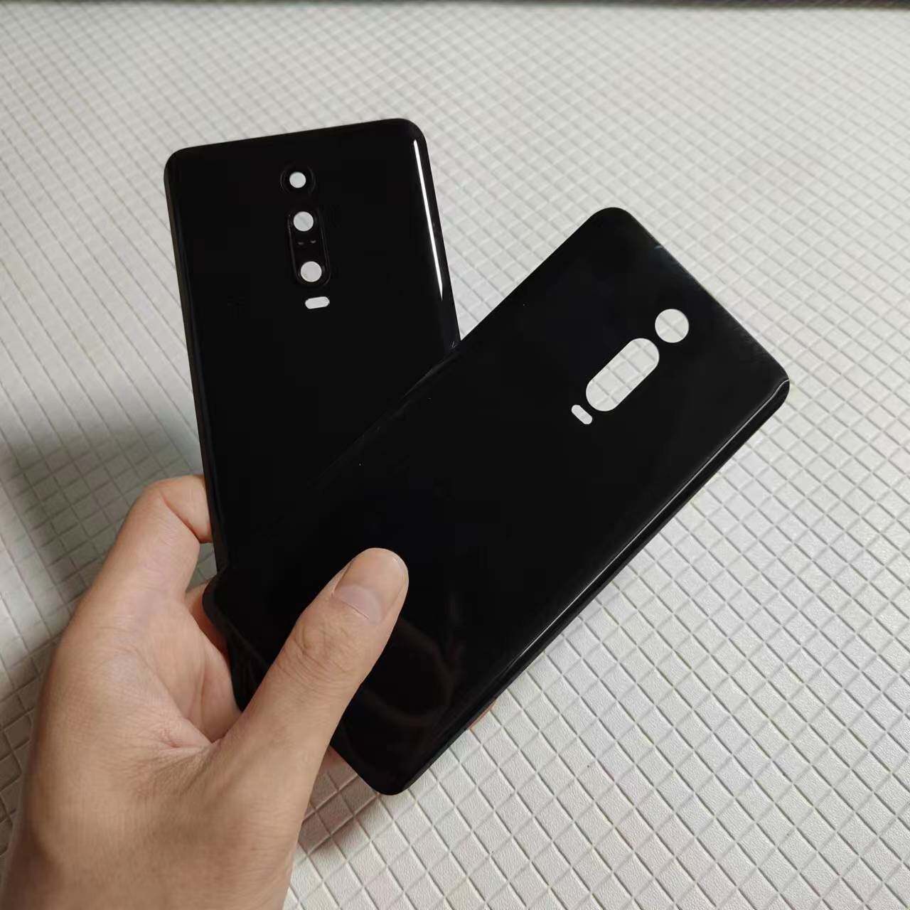 适用redmi红米k20pro尊享版玻璃后盖黑色k50k30至尊版改装k40背壳