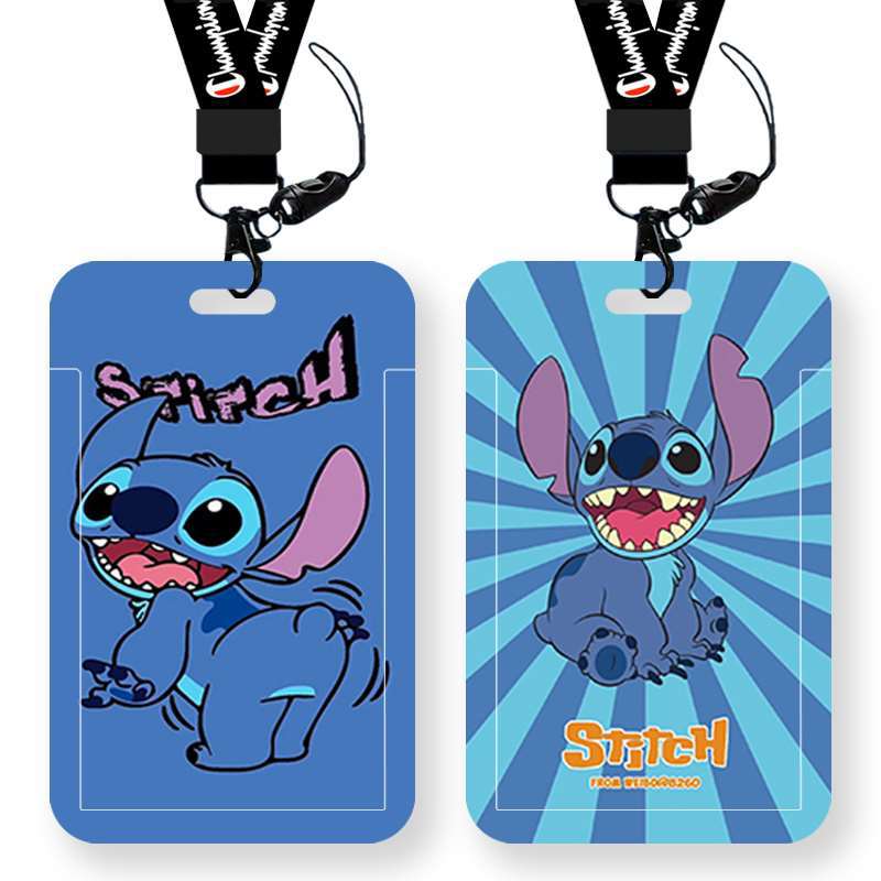 史迪仔公交卡保护套学生饭卡校园门禁地铁门卡套工作证厂牌钥匙扣