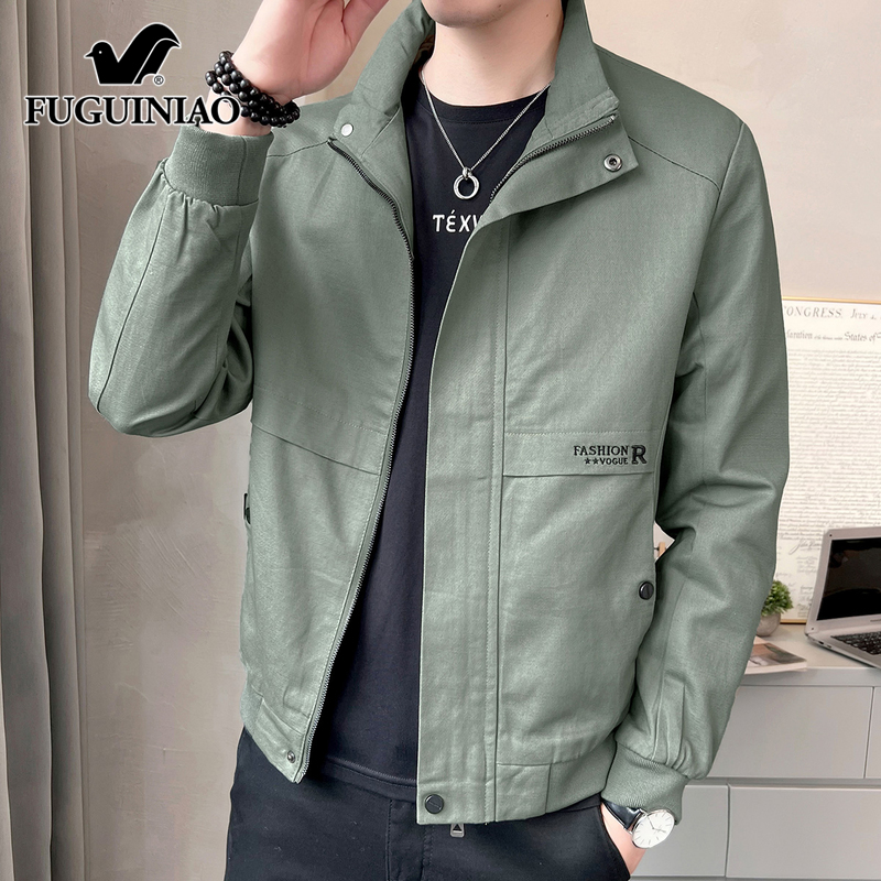 富贵鸟休闲夹克外套男士秋季新款