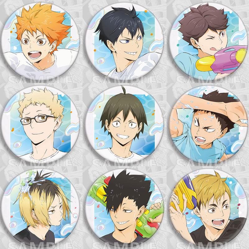 排球少年徽章马口铁胸针