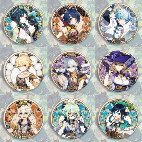 原神游戏吧唧徽章谷子挂件