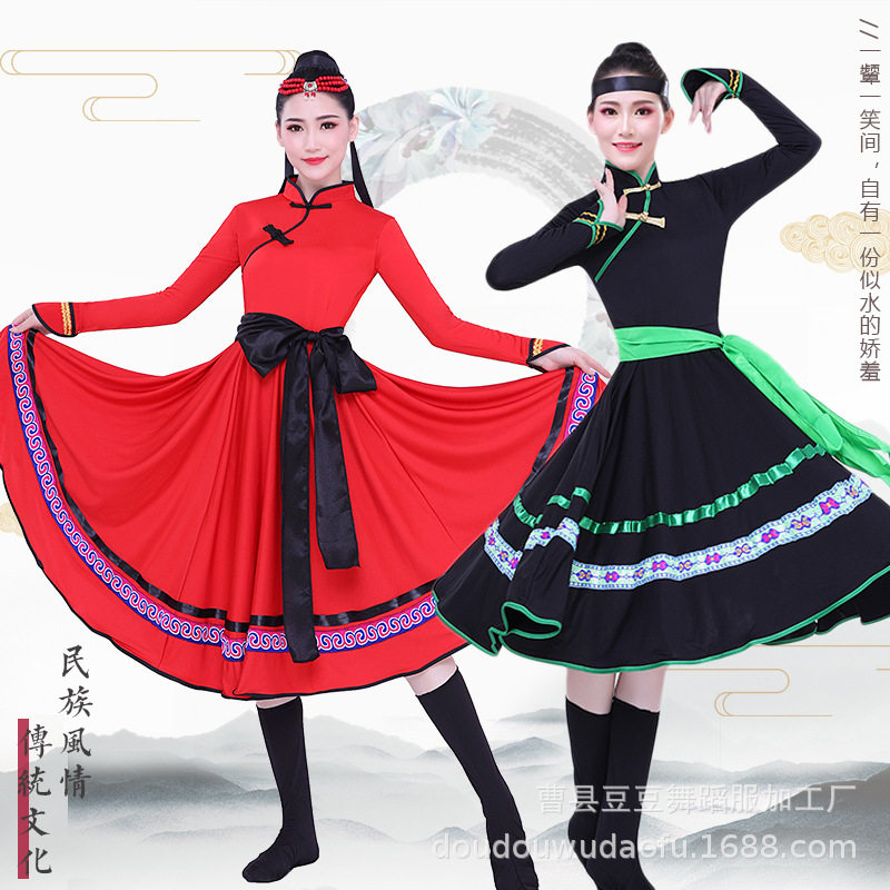 新款蒙古族服装女民族草原风成人