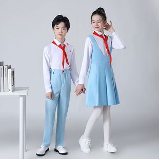 儿童合唱服表演服合唱团红歌冯琳同款中小学生诗歌朗诵比赛演出服