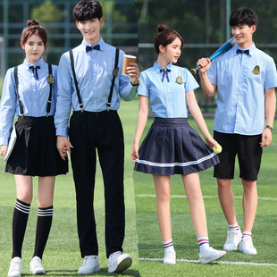 校服套装学院风韩国英伦班服初中高中小学生毕业jk制服夏日系校园