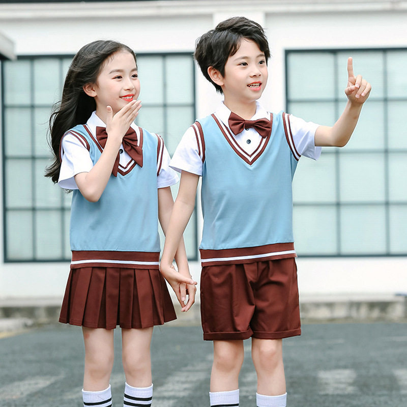 幼儿园园服夏季学院风男女儿童
